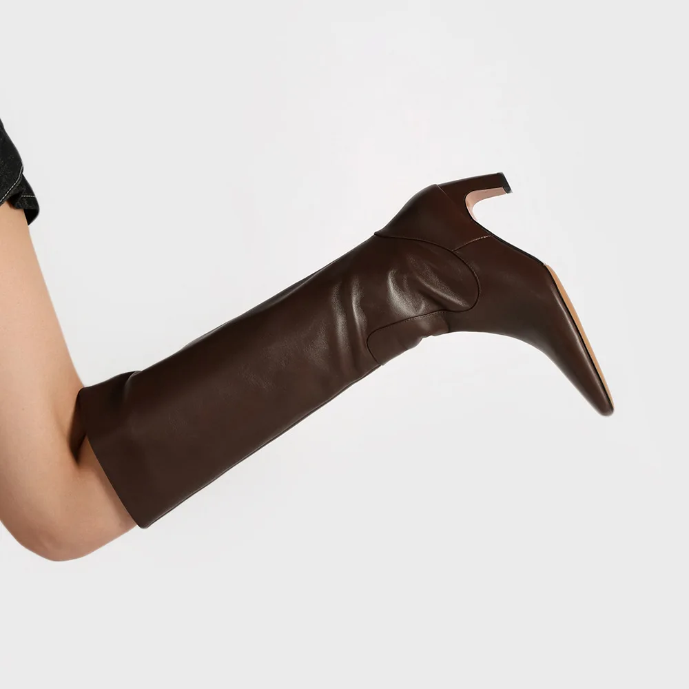 Youtube Leatherwork - Autumn Winter New Small Square Toe