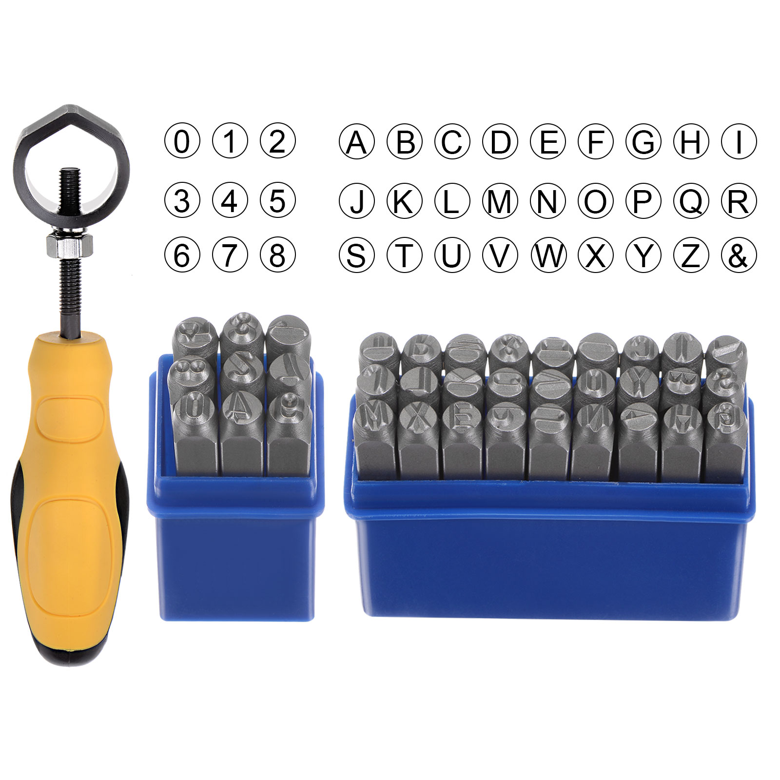 Leatherwork Punching Tool - Metal Stamping Kit 6mm 10mm 12.5mm