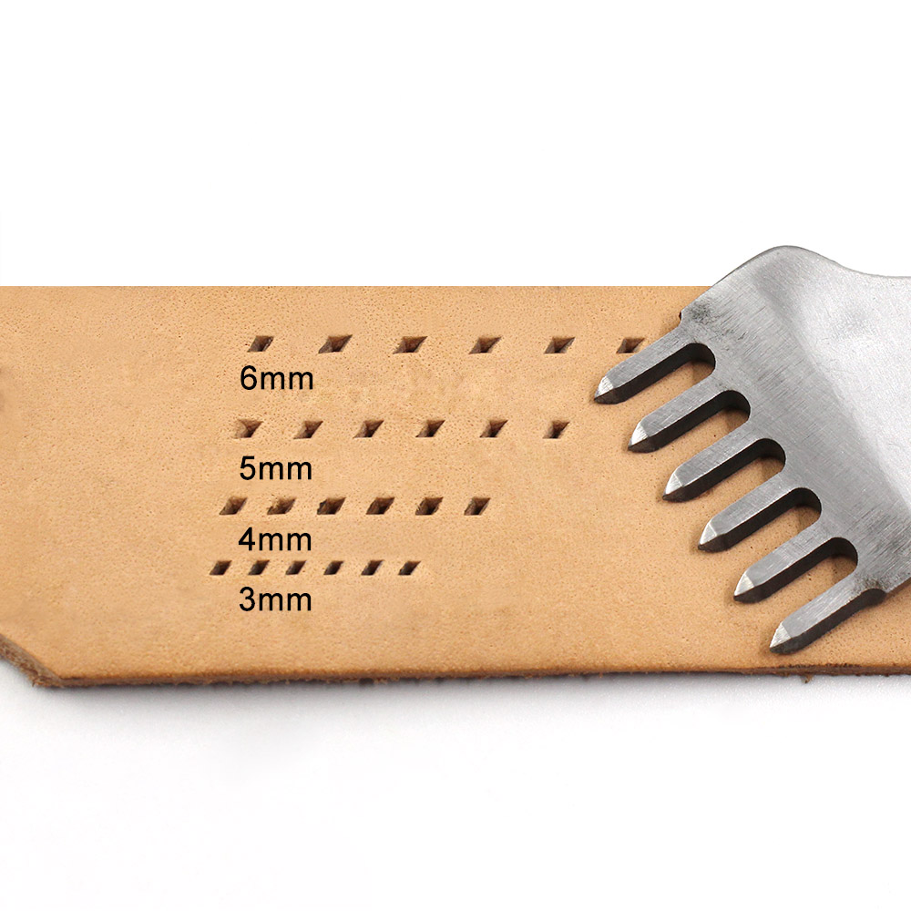 3/4/5/6mm Spacing Punch Tool F - огляд і ціна Leatherwork Punching Tool