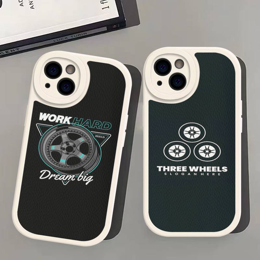 Work Wheels Leather Phone Case - огляд і ціна Leather Work Quotes