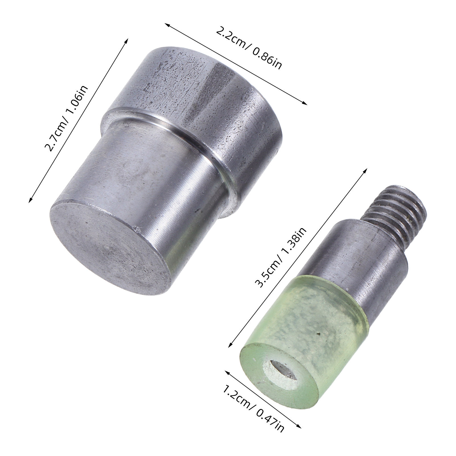 2Pcs Universal Hand Press Rive - огляд і ціна Leatherwork Rivet Setter