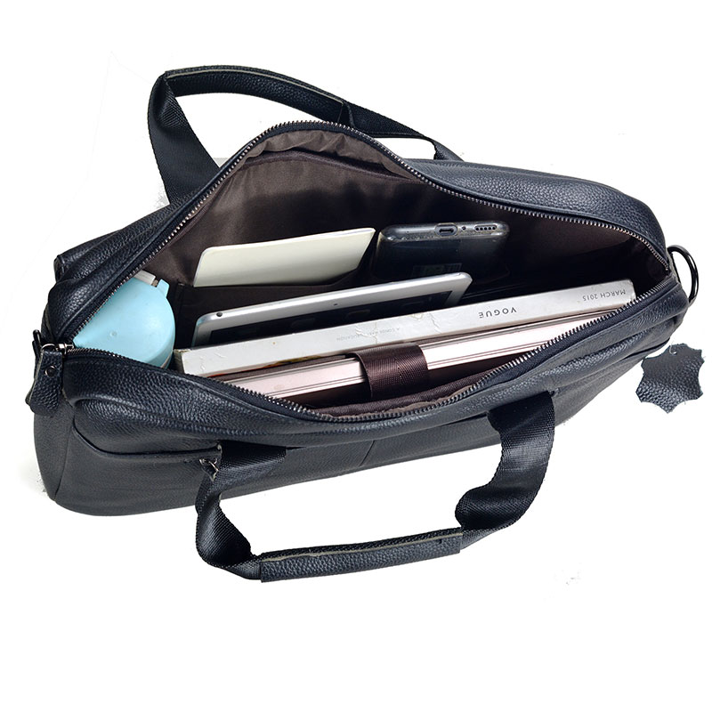 Large Men's Genuine Leather Ha - огляд і ціна Leather Work Bag