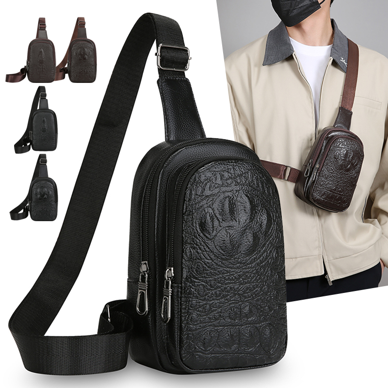 Versatile PU Leather Chest Bag - огляд і ціна Leatherwork Essentials
