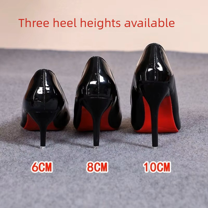 Sexy Pointed Toe Patent Leathe - огляд і ціна Leather Work Women Shoes