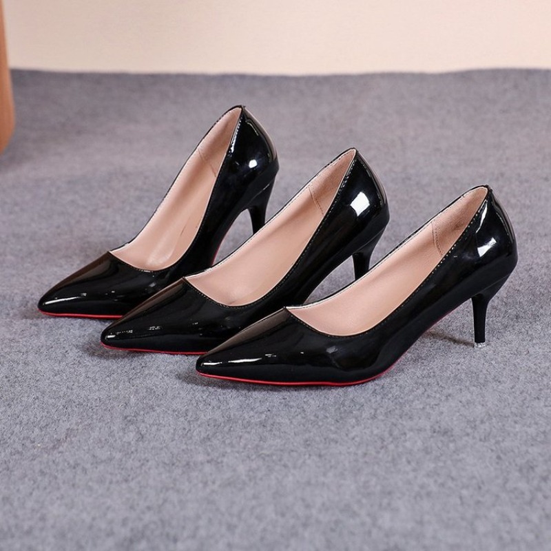 Sexy Pointed Toe Patent Leathe - огляд і ціна Leather Work Women Shoes