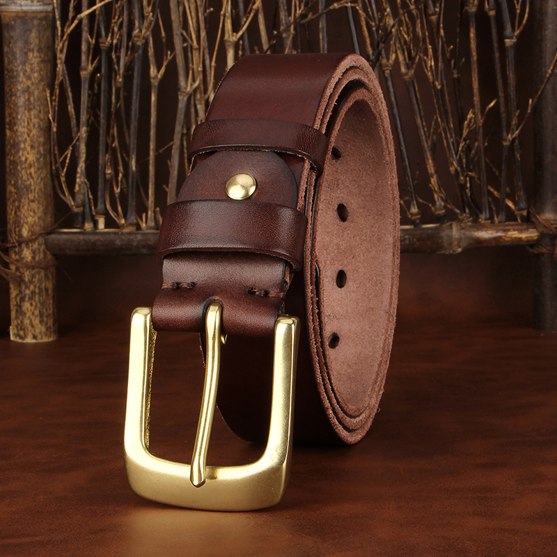 3.8CM Top Cow Genuine Leather  - огляд і ціна Leather Works Belt