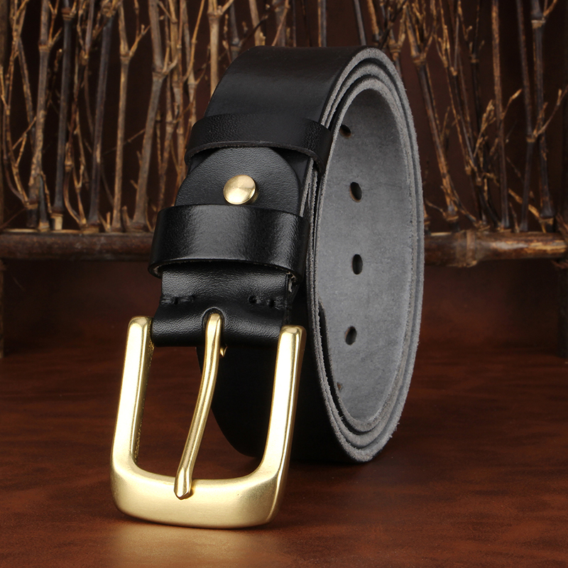 3.8CM Top Cow Genuine Leather  - огляд і ціна Leather Works Belt
