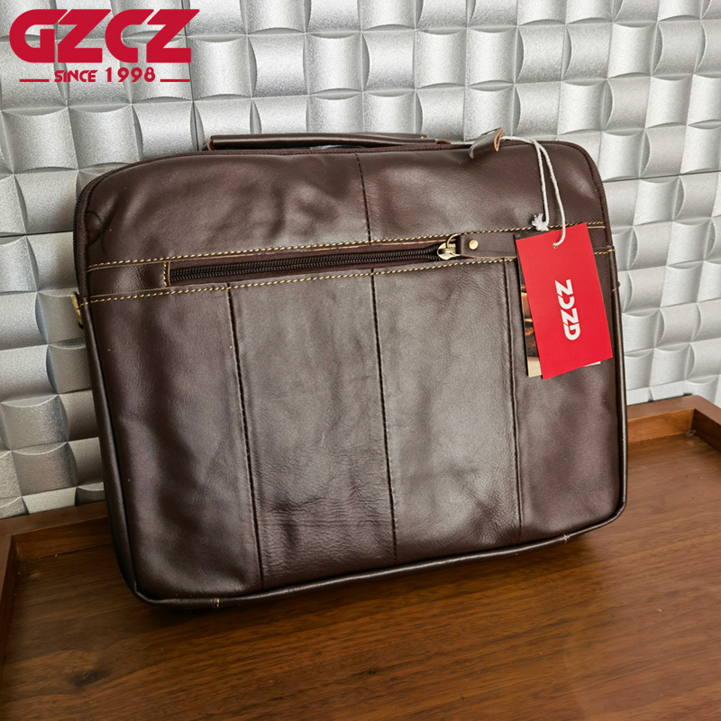 GZCZ Men's Handbag Leisure Bus - огляд і ціна Leather Work Bag