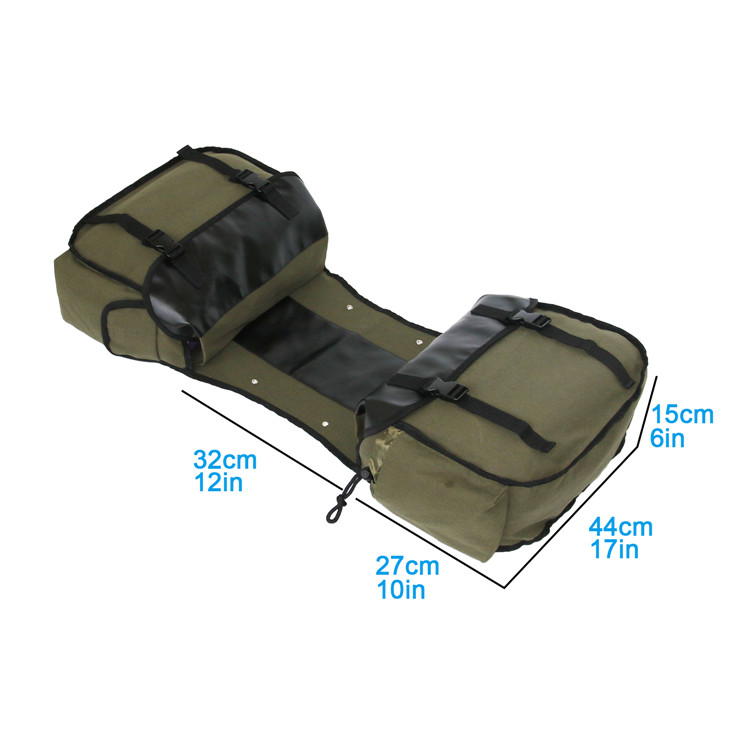 Canvas Leather Rear Saddlebag  - огляд і ціна Leather Work Bag
