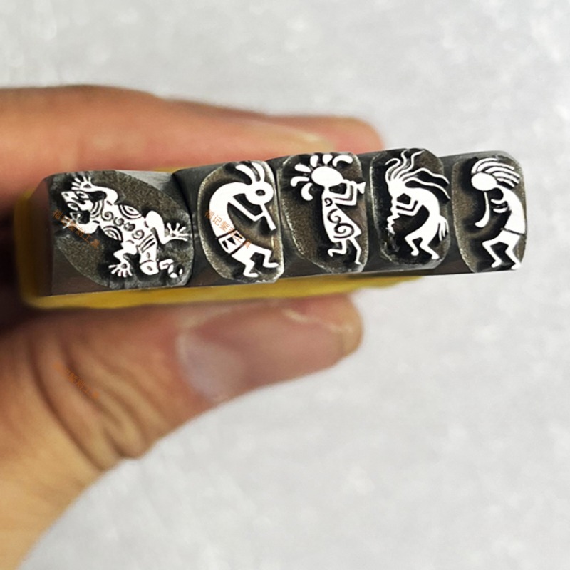 Indian Logo Design Metal Stamp - огляд і ціна Leatherwork Punching Tool
