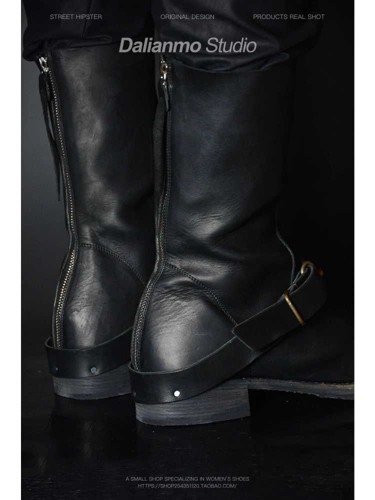 Black Cool Short Boots for Men - огляд і ціна Youtube Leatherwork