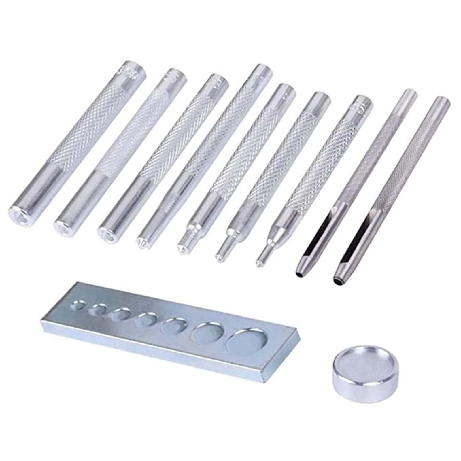 11pcs Snap Rivet Setter, Leath - огляд і ціна Leatherwork Rivet Setter