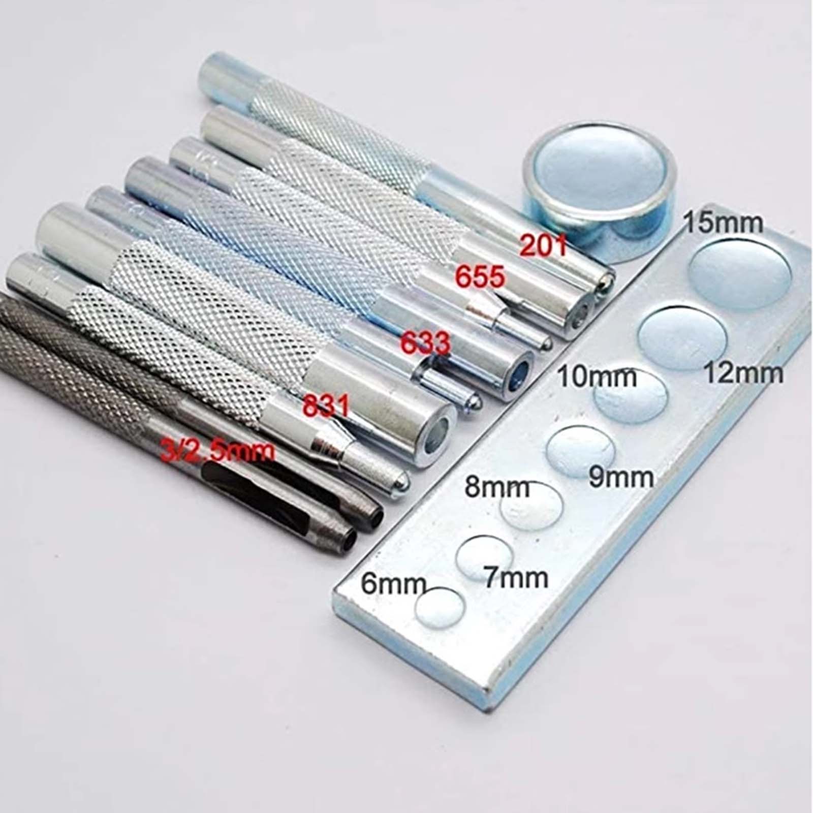 11pcs Snap Rivet Setter, Leath - огляд і ціна Leatherwork Rivet Setter
