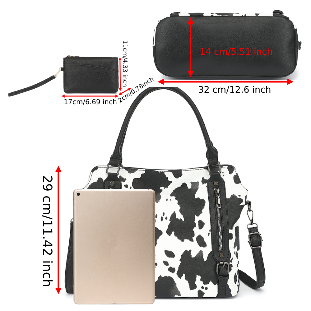 2PC Set Women Tote Bag Classic - огляд і ціна Leather Work Bag