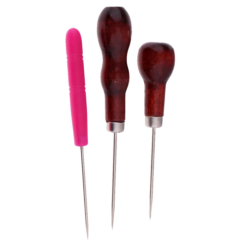 Durable Wood Metal Sewing Awl  - огляд і ціна Leatherwork Awl