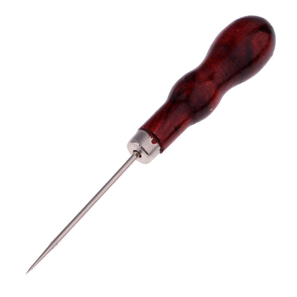 Durable Wood Metal Sewing Awl  - огляд і ціна Leatherwork Awl