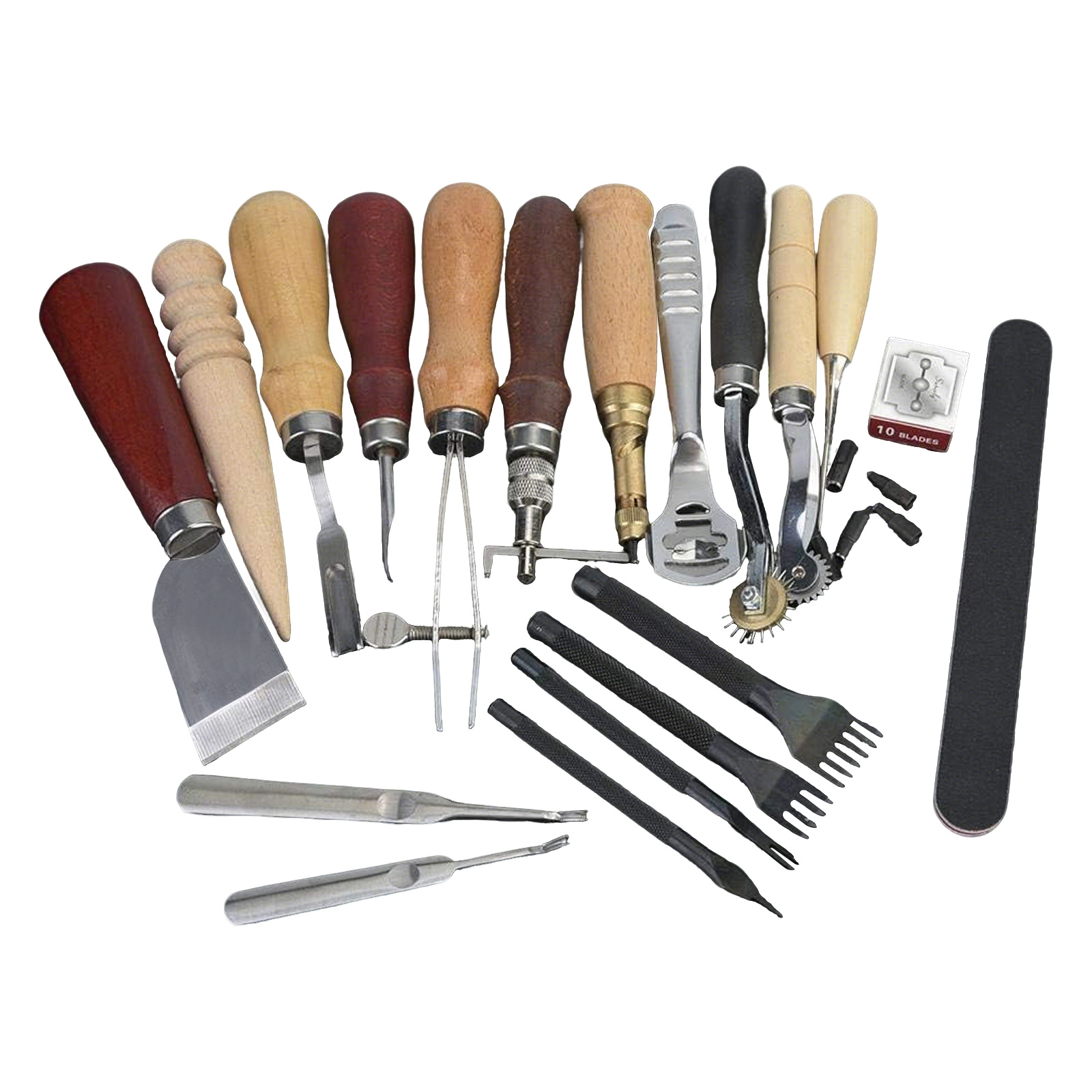 Leather Tools, 19 Pcs Leather  - огляд і ціна Leatherwork Punching Tool