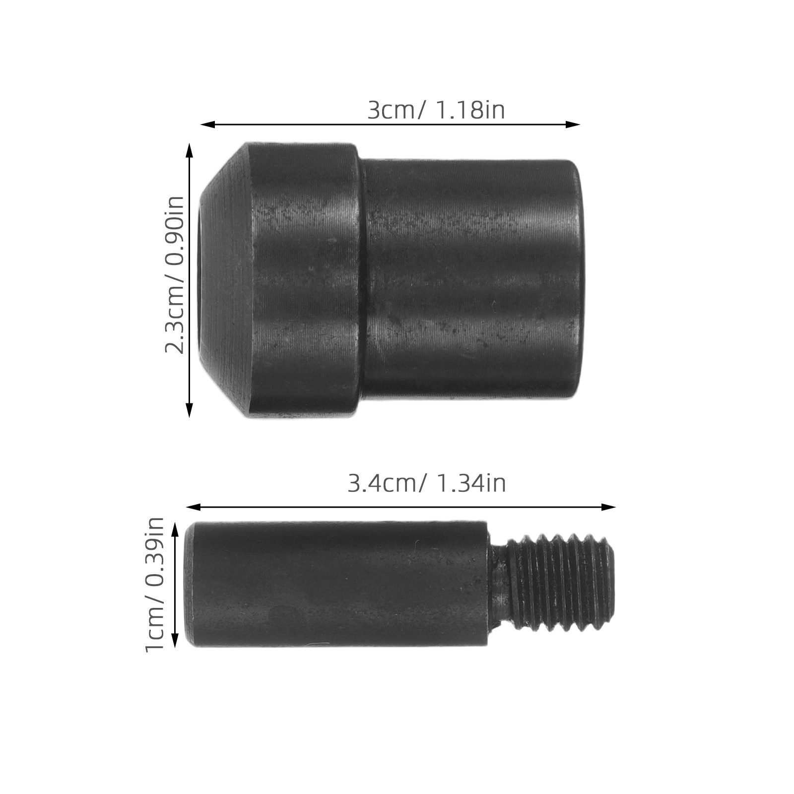 2Pcs Rivet Setter Punch Dies M - огляд і ціна Leatherwork Rivet Setter