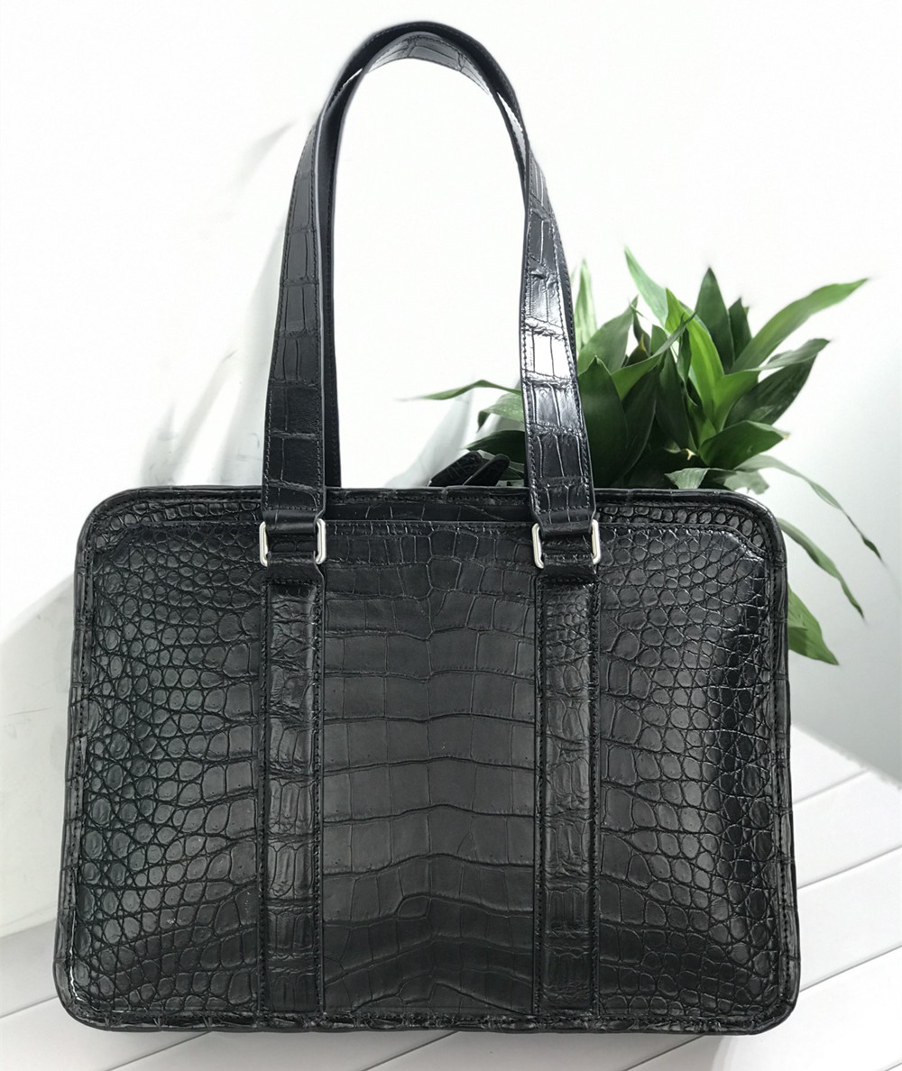 New Crocodile Leather Laptop B - огляд і ціна Leather Work Bag