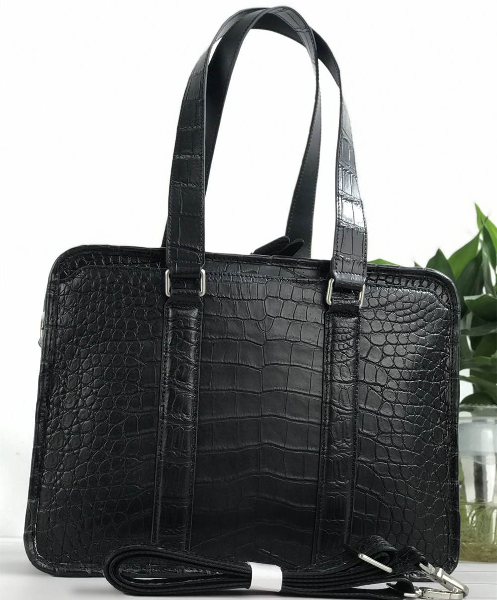 New Crocodile Leather Laptop B - огляд і ціна Leather Work Bag