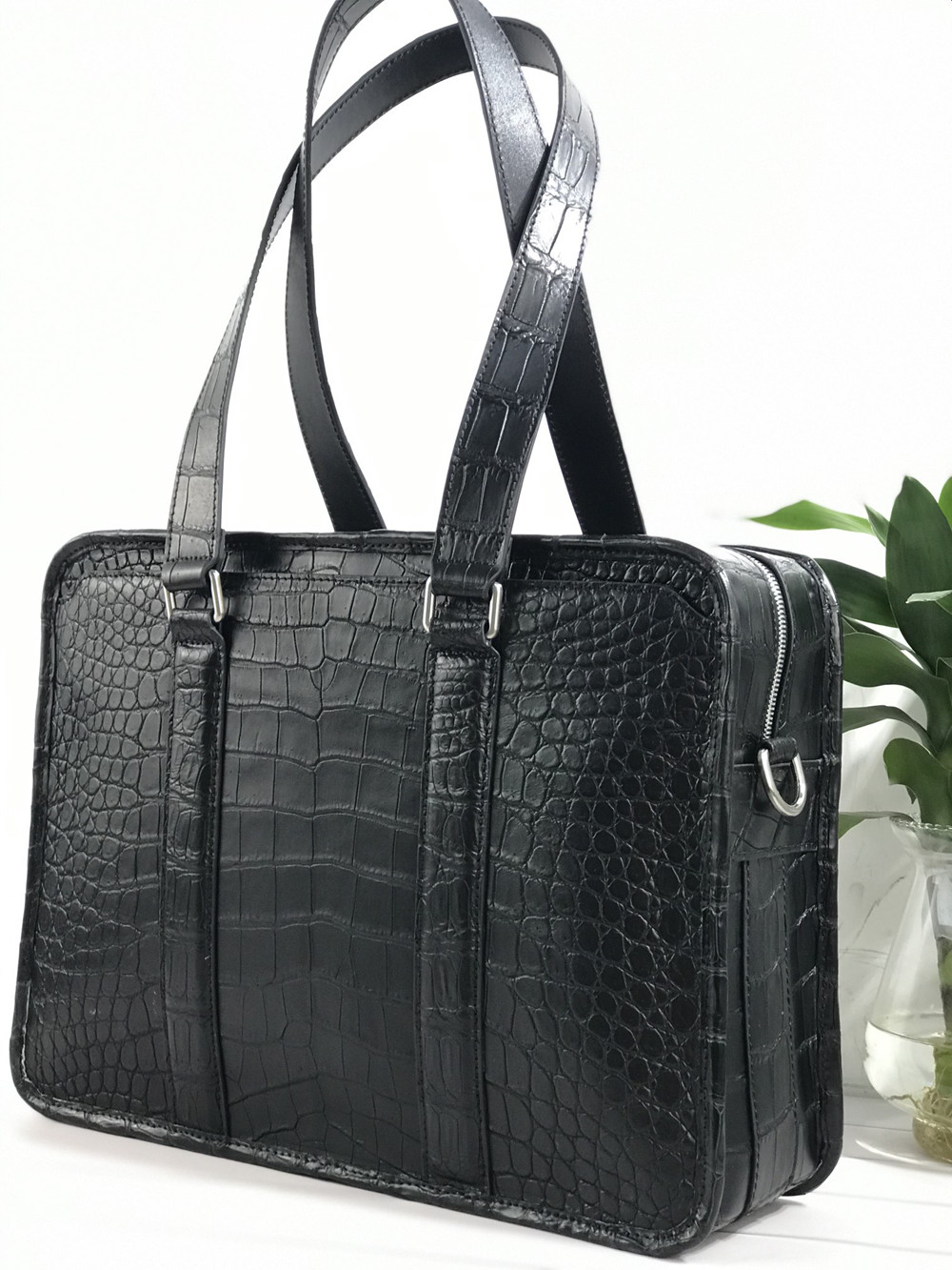 New Crocodile Leather Laptop B - огляд і ціна Leather Work Bag