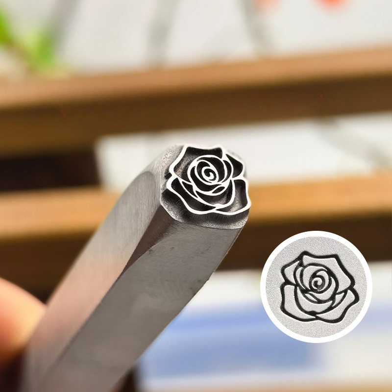 5/7mm Flower Pattern Metal Sta - огляд і ціна Leatherwork Punching Tool