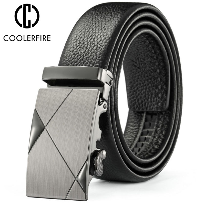 Men Belts Metal Automatic Buck - огляд і ціна Leather Works Belt