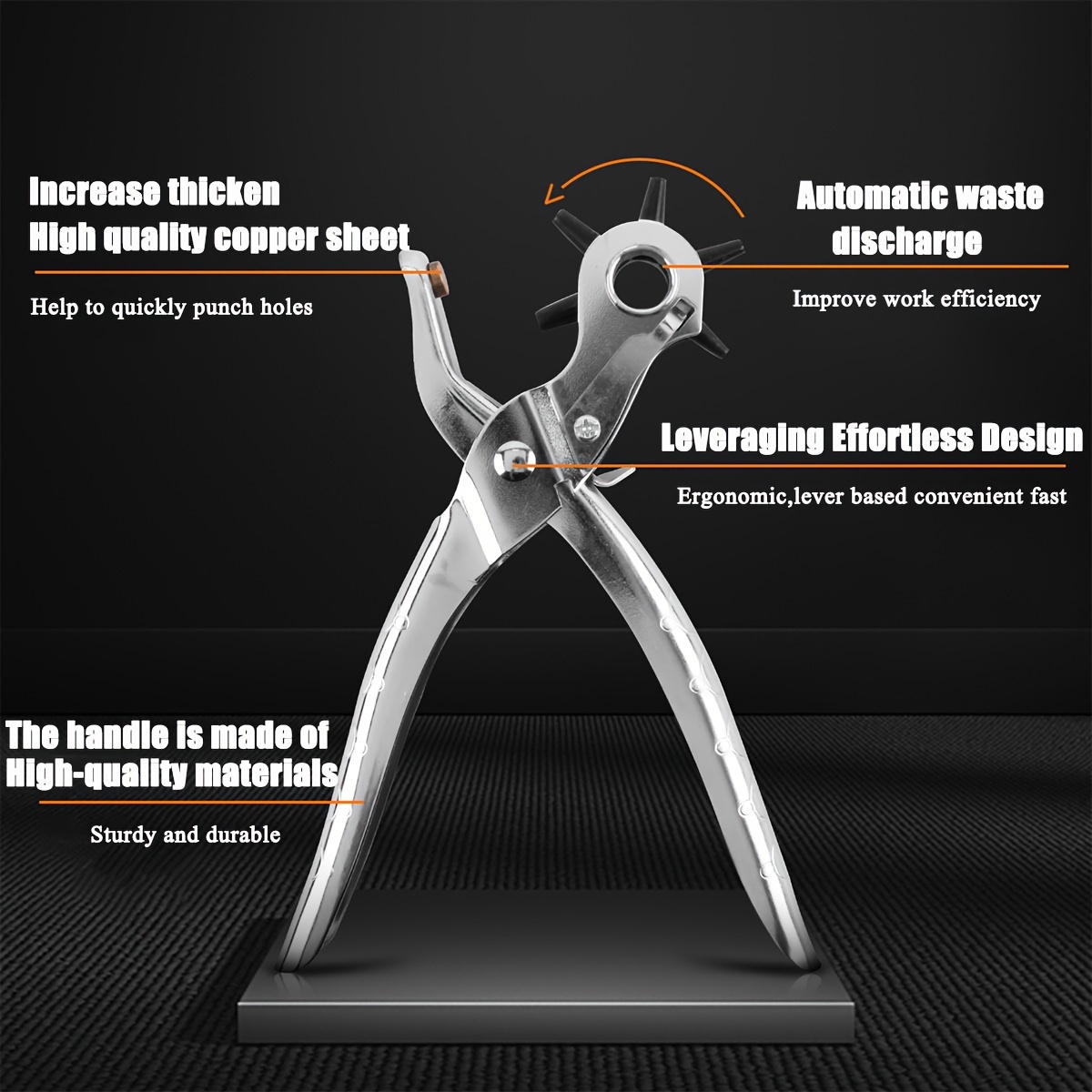 New Professional Leather Hole  - огляд і ціна Leatherwork Punching Tool