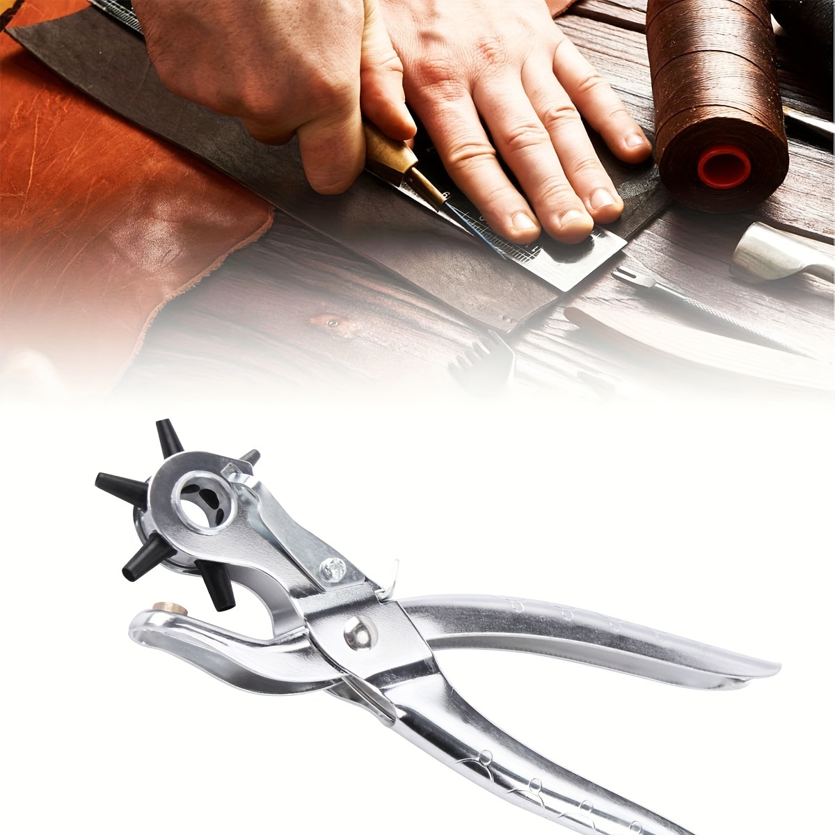 New Professional Leather Hole  - огляд і ціна Leatherwork Punching Tool