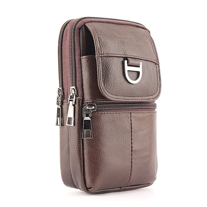 Men's Leather Waist Bag - Larg - огляд і ціна Leather Work Bag